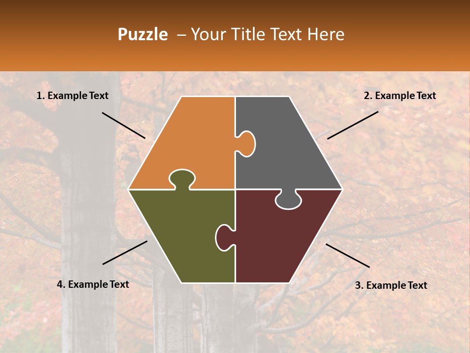 A Group Of Trees That Are Next To Each Other PowerPoint Template
