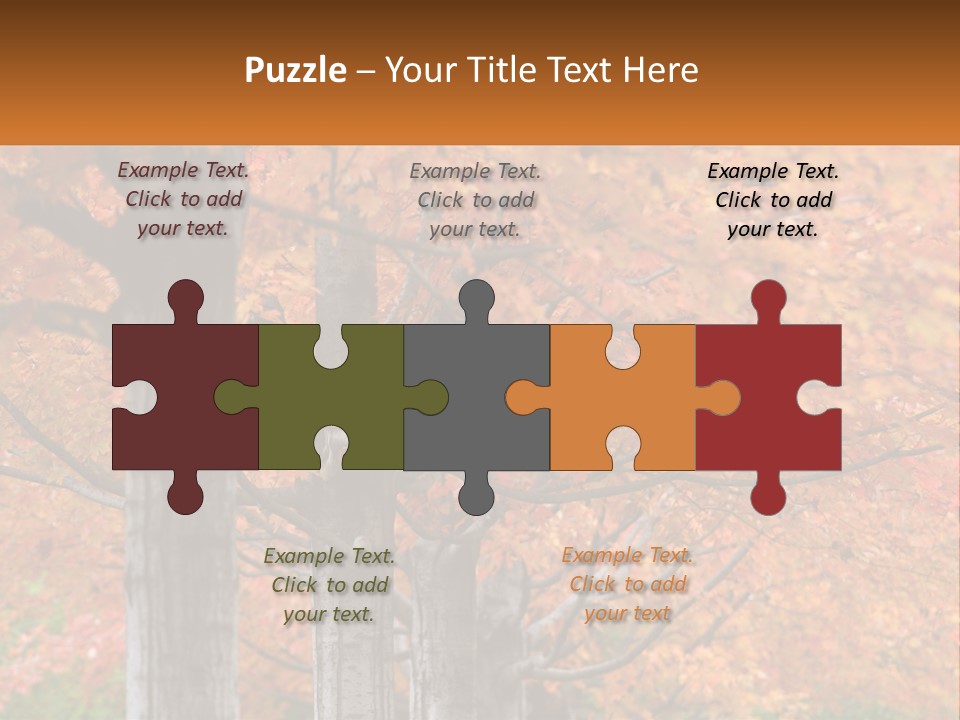 A Group Of Trees That Are Next To Each Other PowerPoint Template