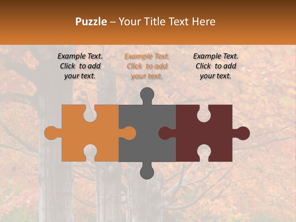 A Group Of Trees That Are Next To Each Other PowerPoint Template