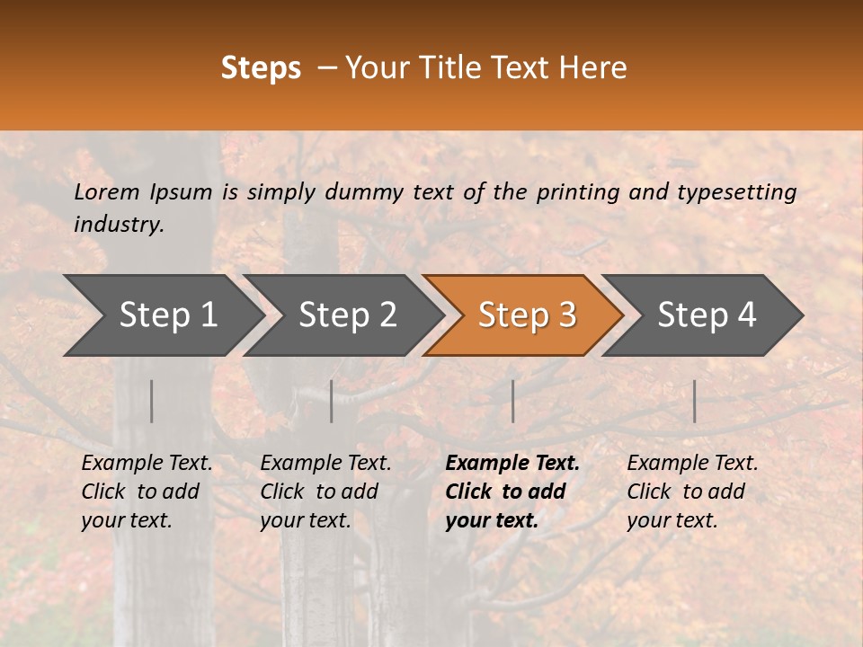 A Group Of Trees That Are Next To Each Other PowerPoint Template