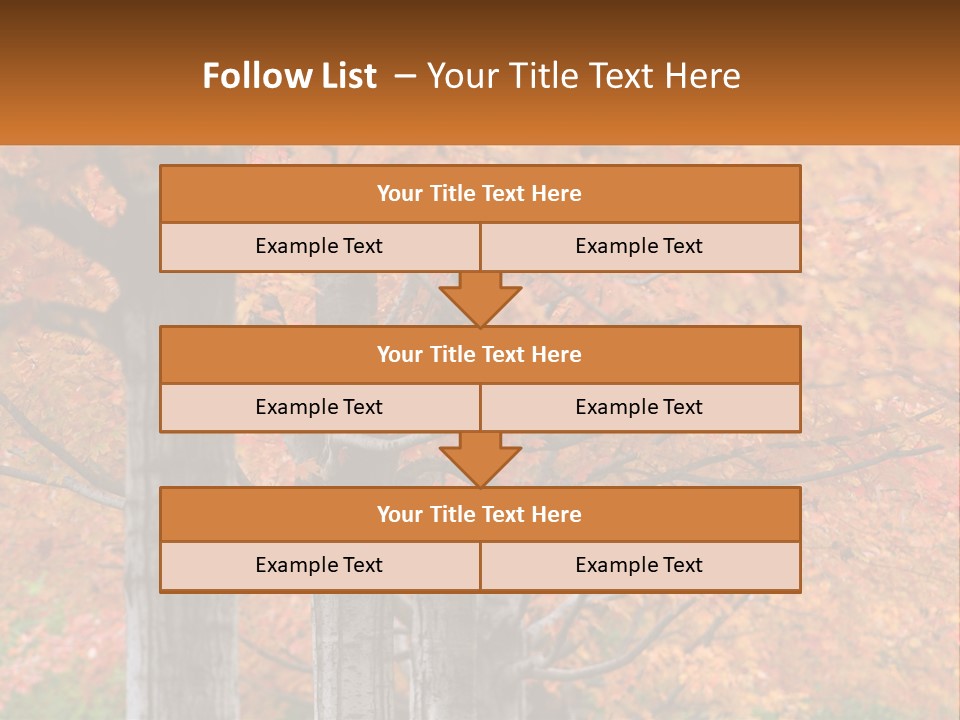 A Group Of Trees That Are Next To Each Other PowerPoint Template
