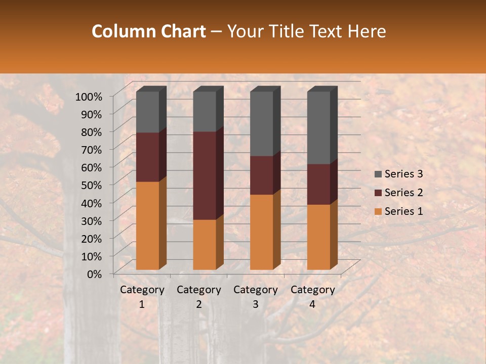 A Group Of Trees That Are Next To Each Other PowerPoint Template