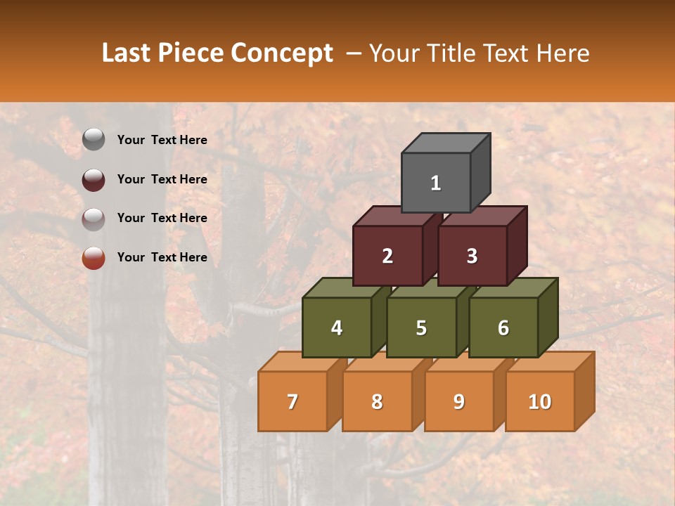 A Group Of Trees That Are Next To Each Other PowerPoint Template