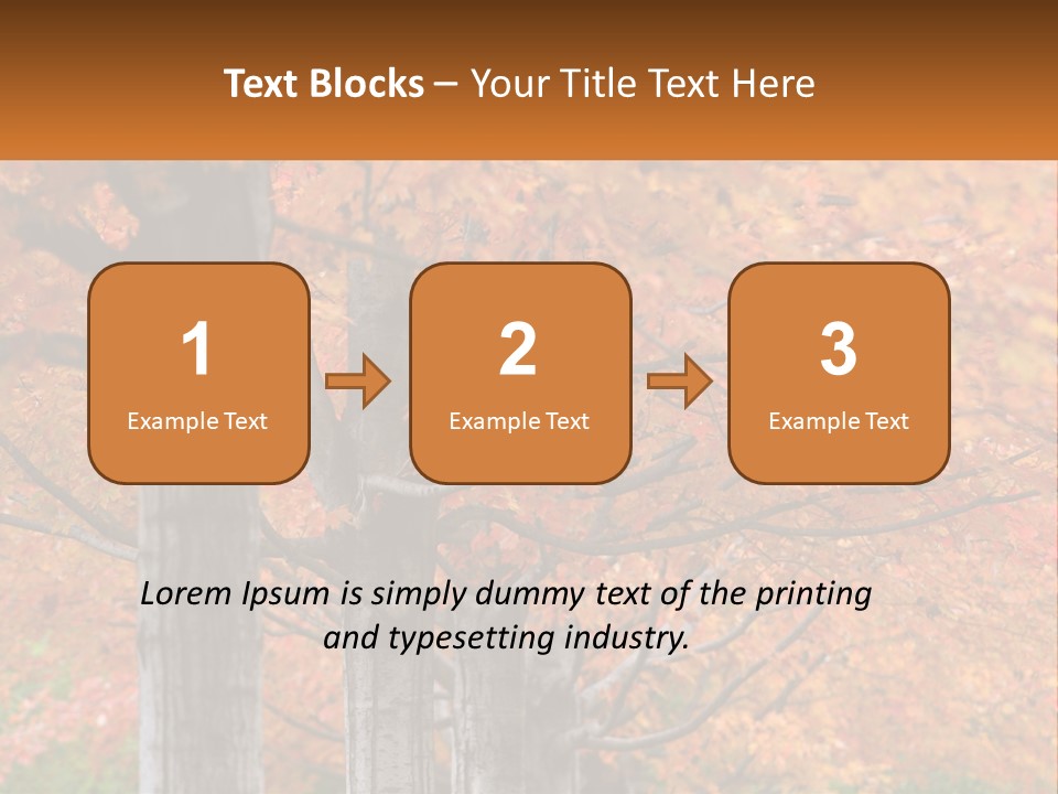 A Group Of Trees That Are Next To Each Other PowerPoint Template