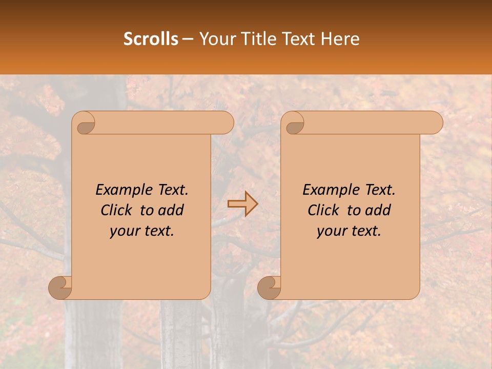 A Group Of Trees That Are Next To Each Other PowerPoint Template
