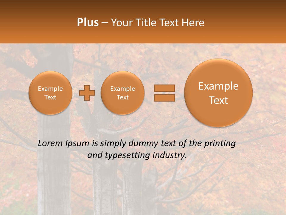 A Group Of Trees That Are Next To Each Other PowerPoint Template