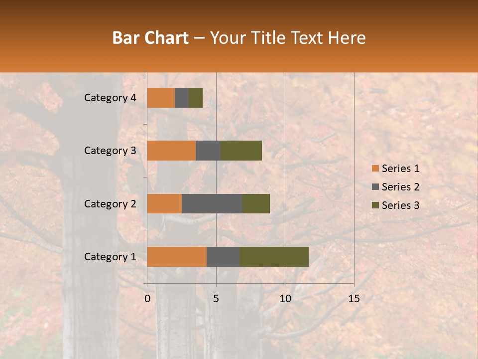 A Group Of Trees That Are Next To Each Other PowerPoint Template