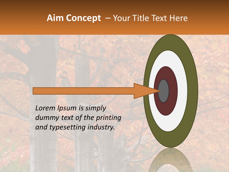 A Group Of Trees That Are Next To Each Other PowerPoint Template