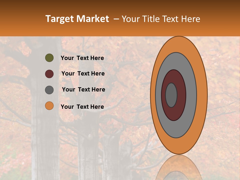 A Group Of Trees That Are Next To Each Other PowerPoint Template