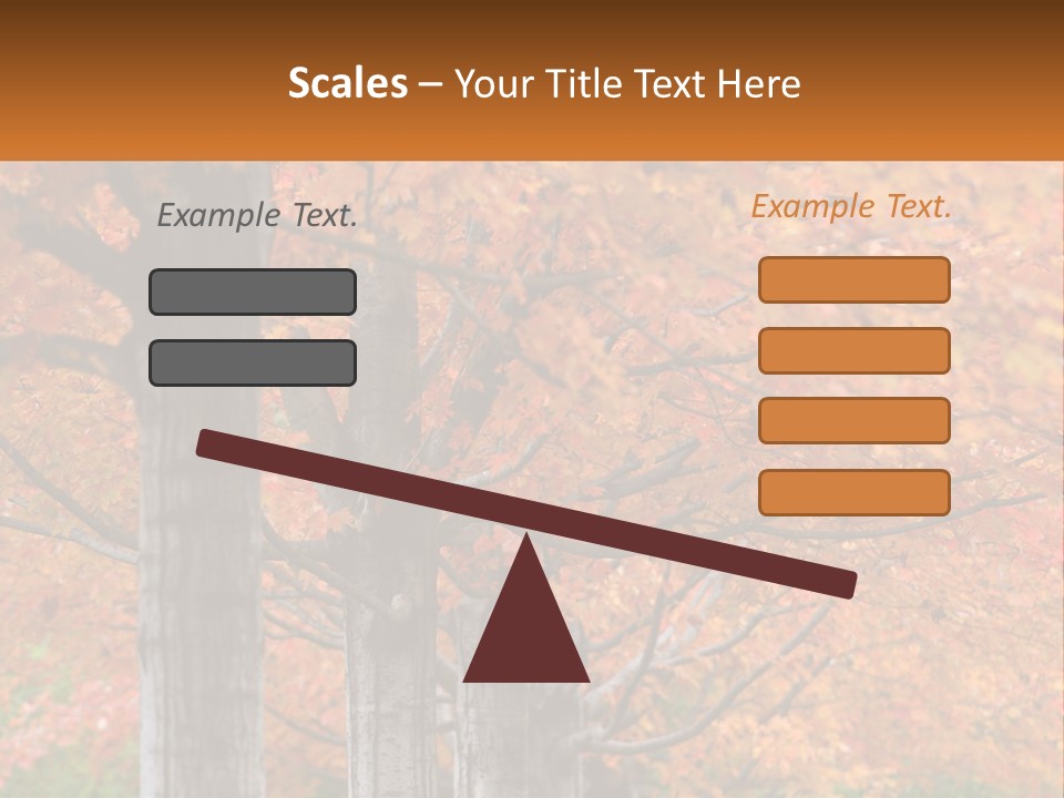 A Group Of Trees That Are Next To Each Other PowerPoint Template