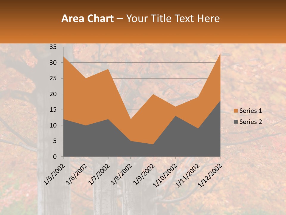 A Group Of Trees That Are Next To Each Other PowerPoint Template