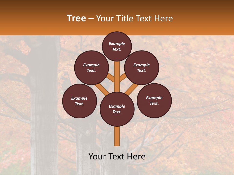 A Group Of Trees That Are Next To Each Other PowerPoint Template