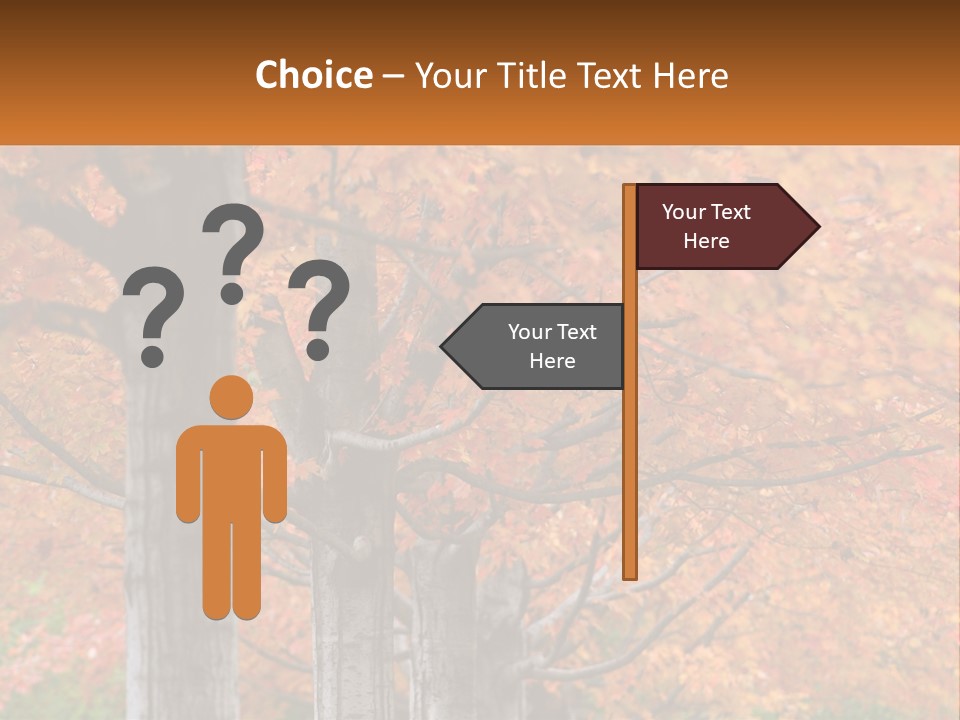 A Group Of Trees That Are Next To Each Other PowerPoint Template