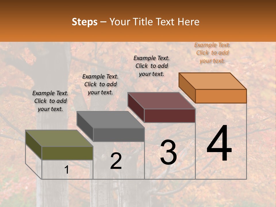 A Group Of Trees That Are Next To Each Other PowerPoint Template