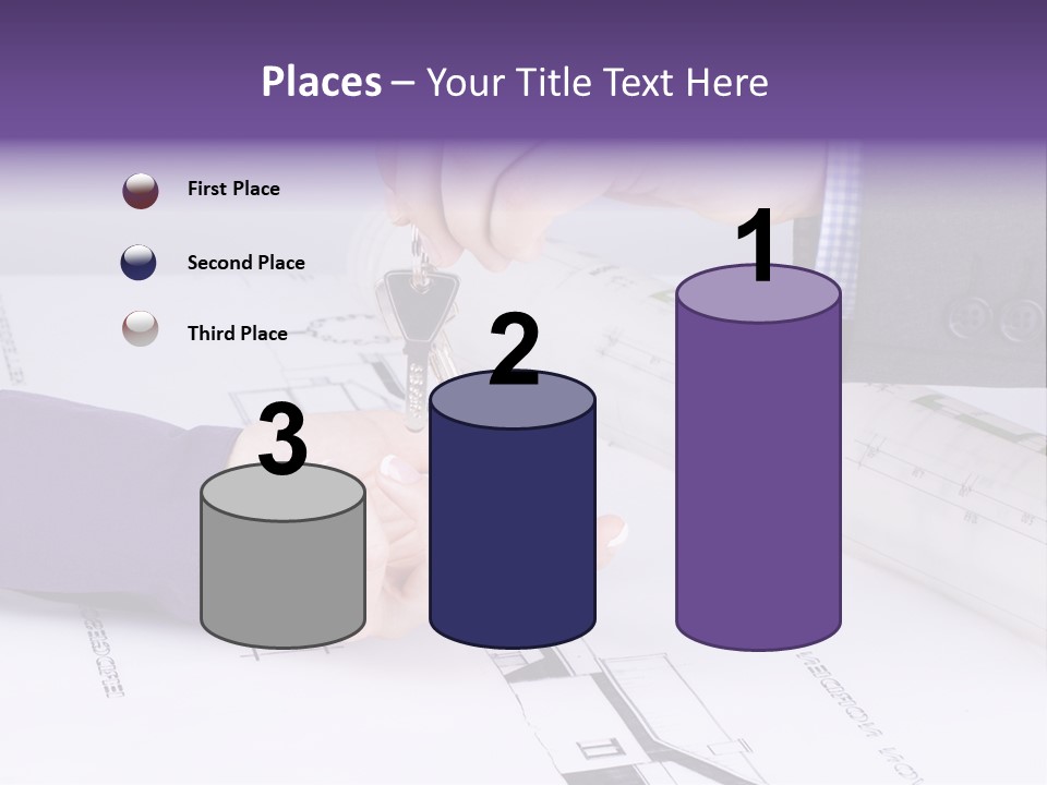 A Person Handing A House Key To Another Person PowerPoint Template
