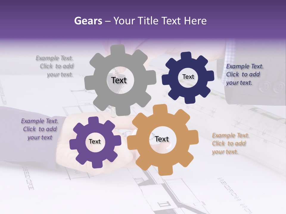 A Person Handing A House Key To Another Person PowerPoint Template