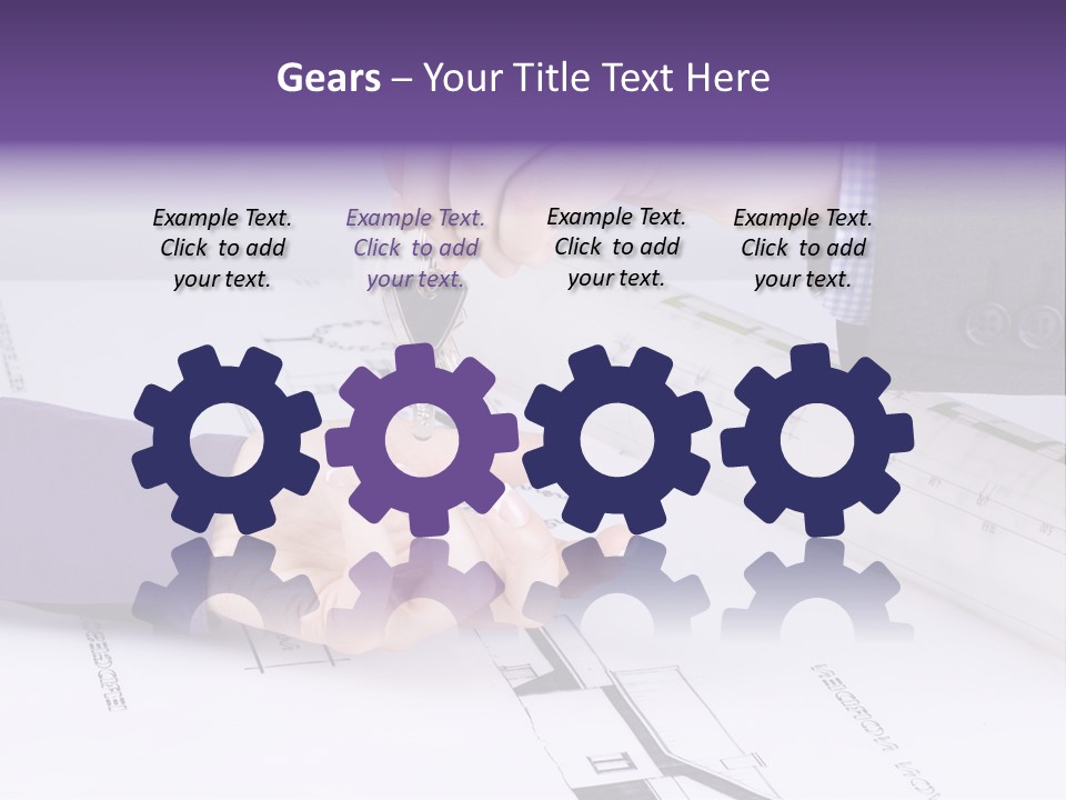 A Person Handing A House Key To Another Person PowerPoint Template