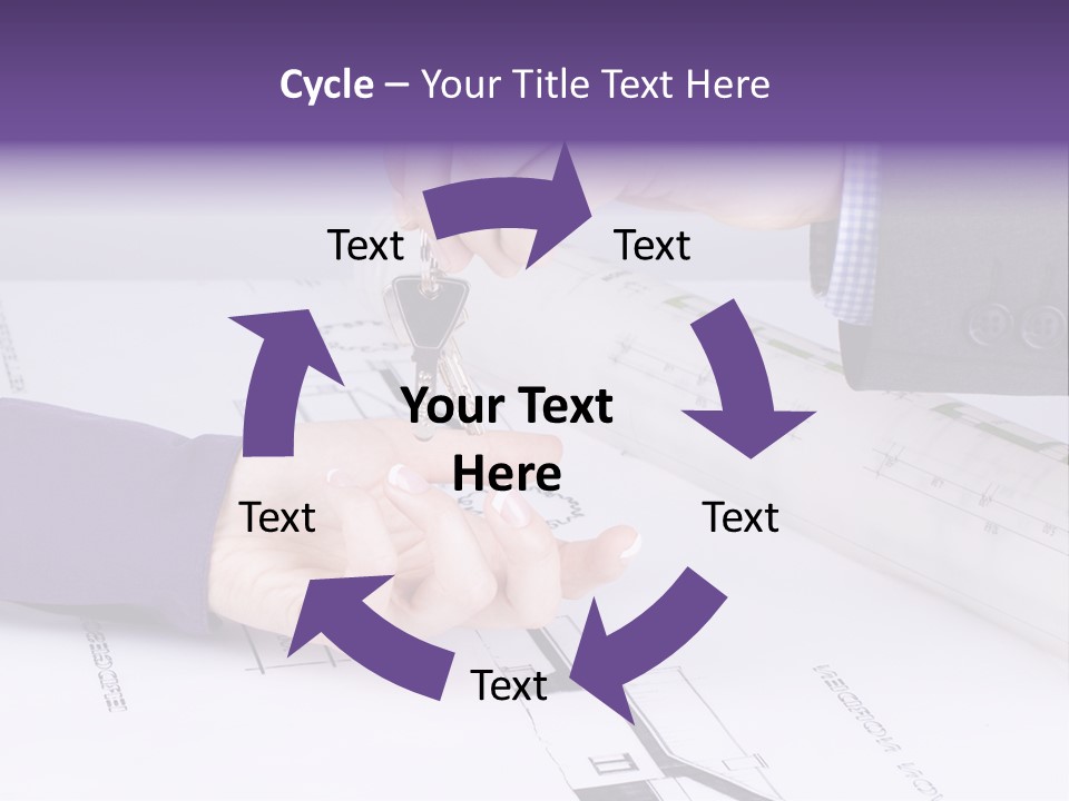A Person Handing A House Key To Another Person PowerPoint Template