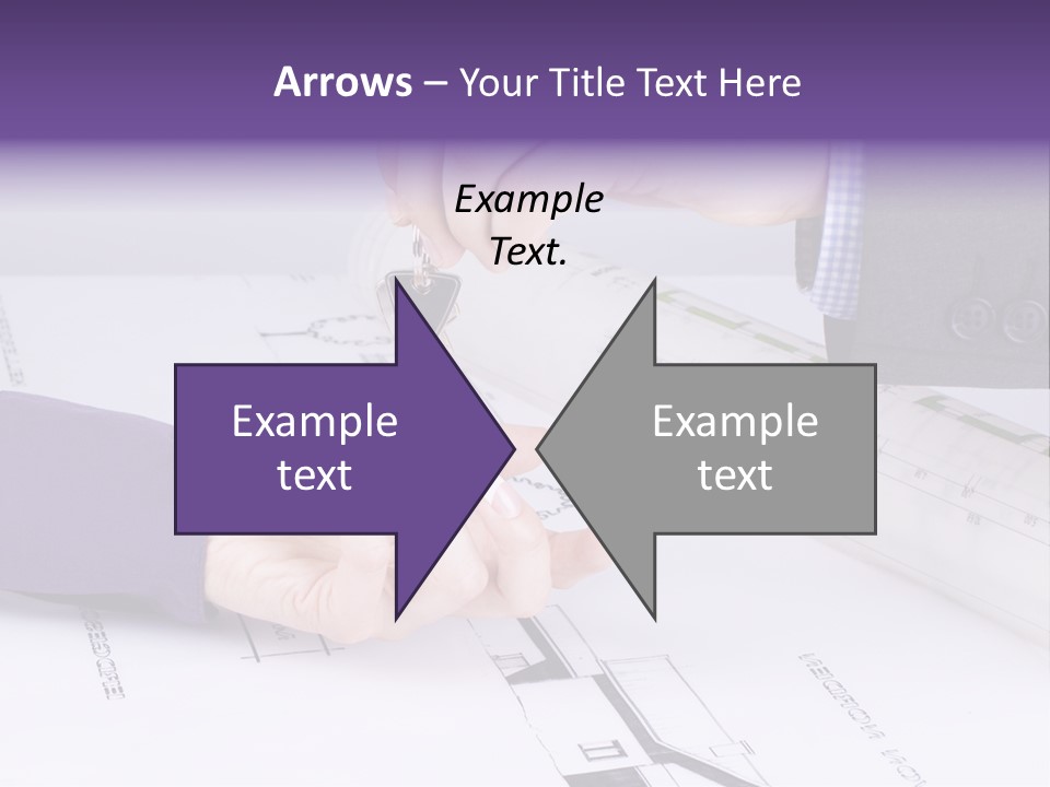 A Person Handing A House Key To Another Person PowerPoint Template