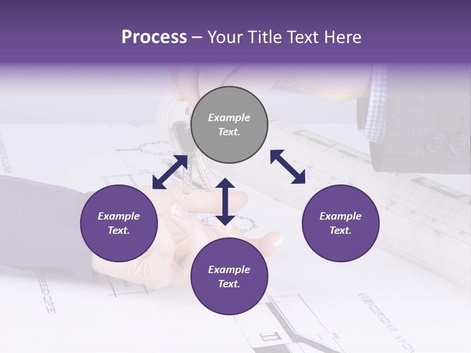A Person Handing A House Key To Another Person PowerPoint Template