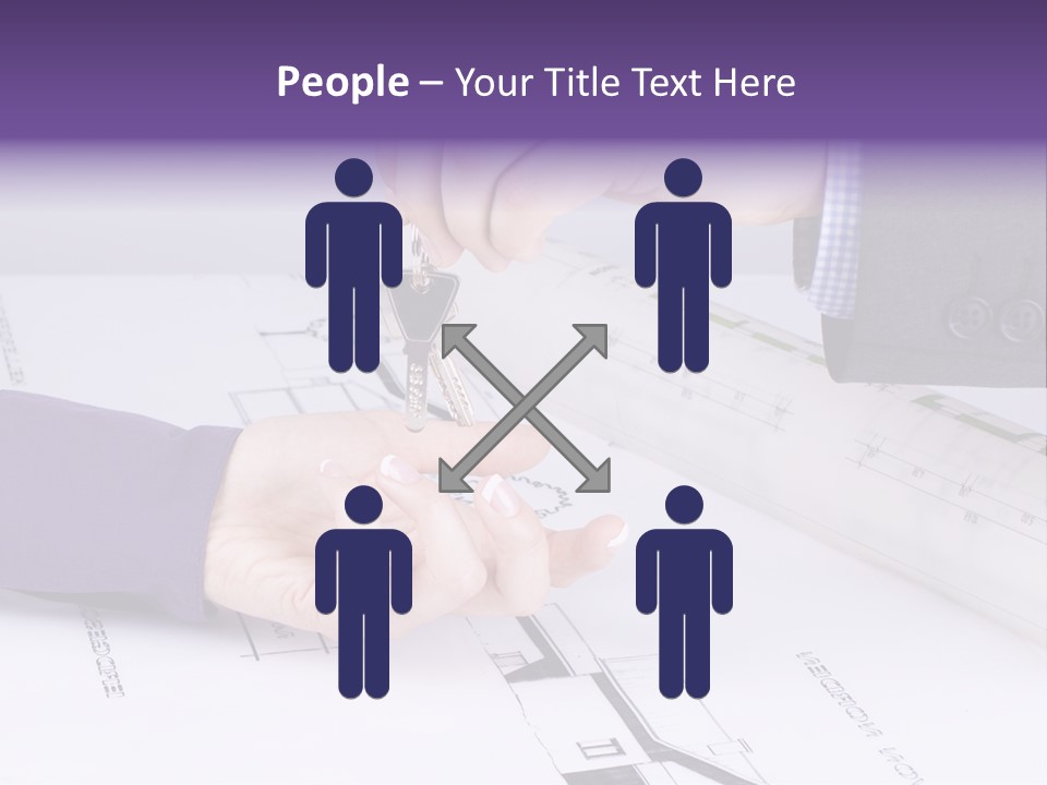 A Person Handing A House Key To Another Person PowerPoint Template