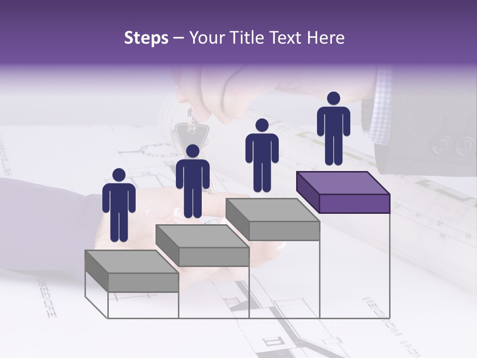 A Person Handing A House Key To Another Person PowerPoint Template