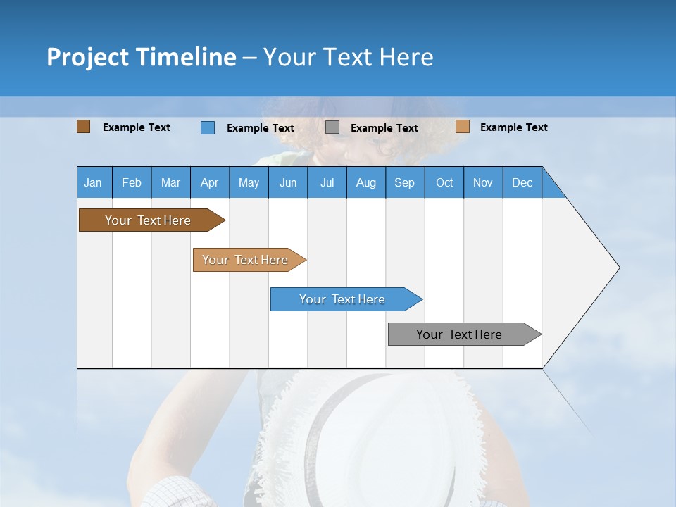 A Man Holding A Child On His Shoulders PowerPoint Template