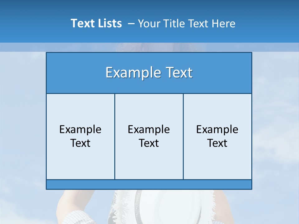 A Man Holding A Child On His Shoulders PowerPoint Template