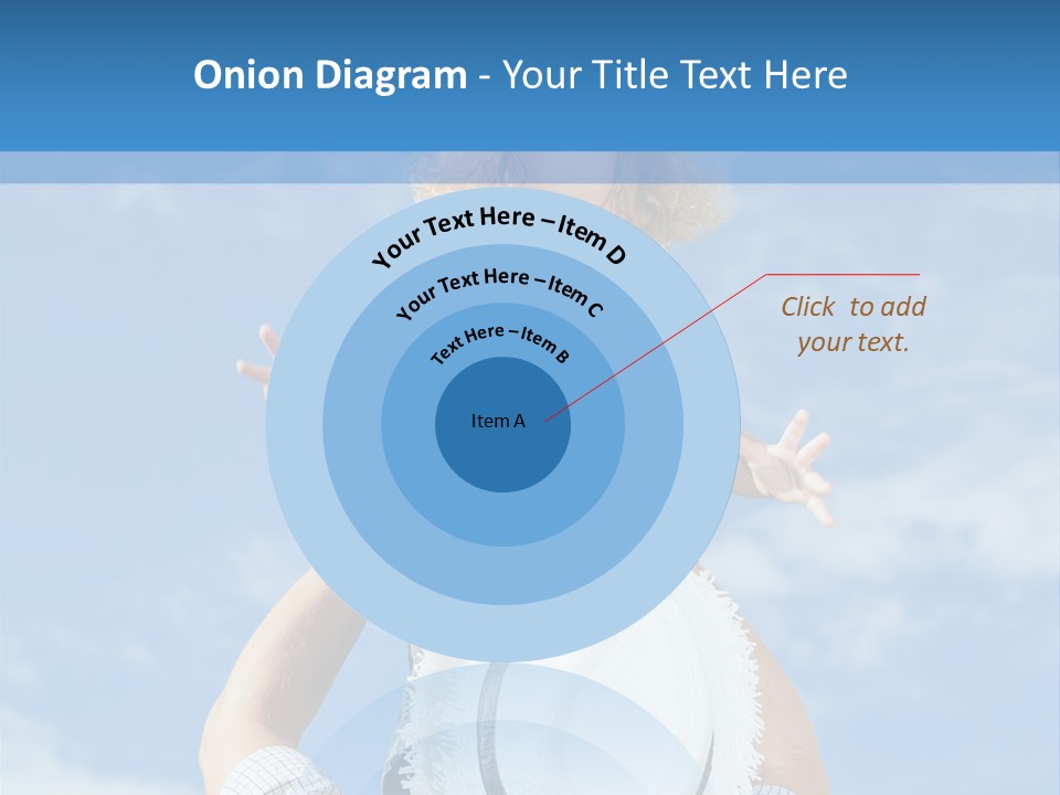 A Man Holding A Child On His Shoulders PowerPoint Template