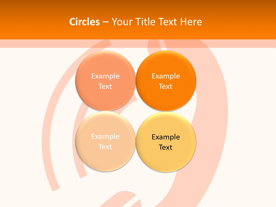 An Orange Phone On A White And Orange Background PowerPoint Template