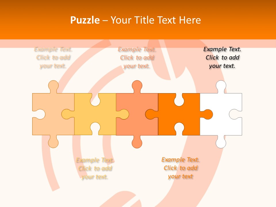 An Orange Phone On A White And Orange Background PowerPoint Template