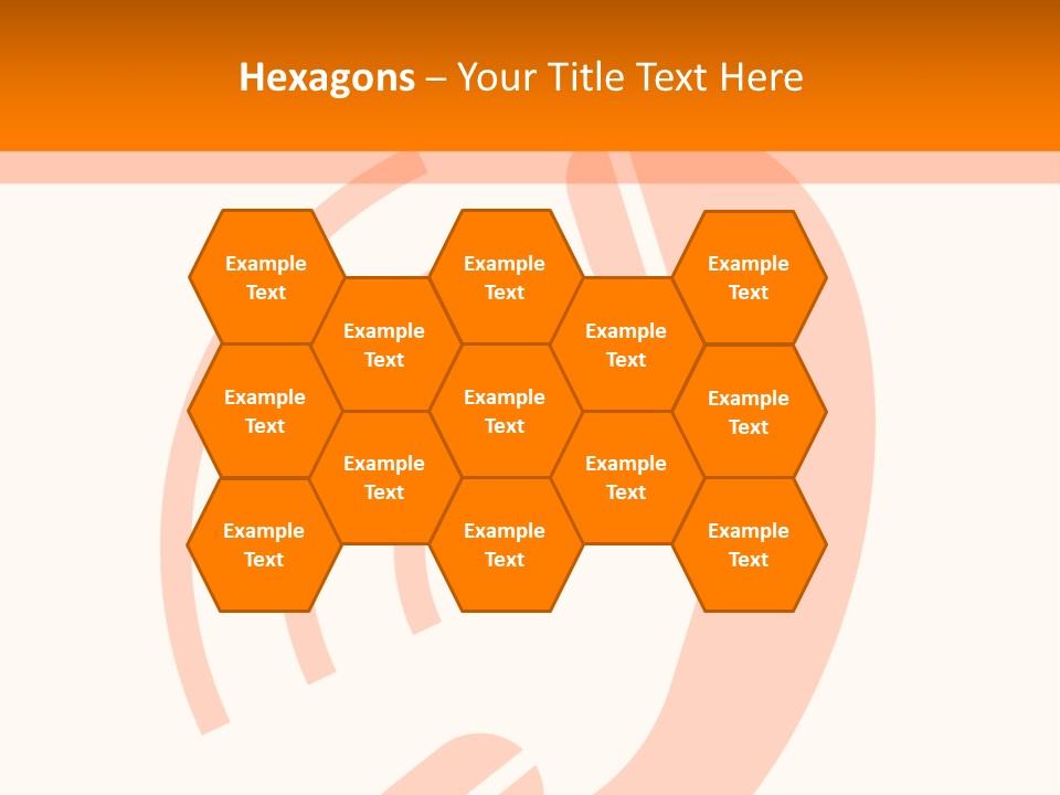 An Orange Phone On A White And Orange Background PowerPoint Template