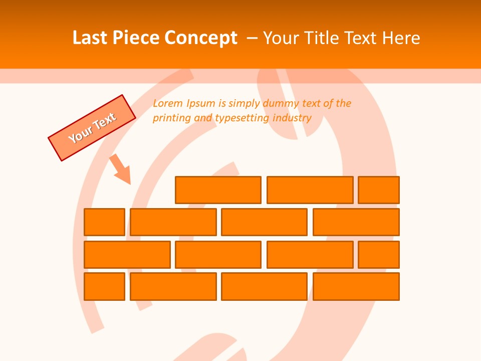 An Orange Phone On A White And Orange Background PowerPoint Template