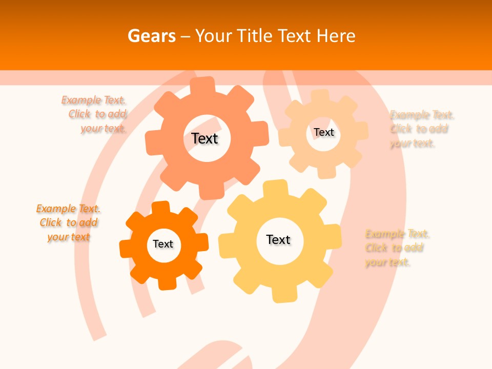 An Orange Phone On A White And Orange Background PowerPoint Template