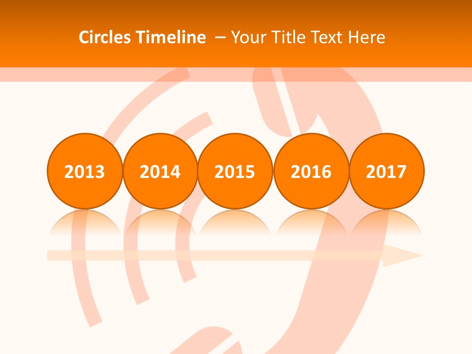 An Orange Phone On A White And Orange Background PowerPoint Template