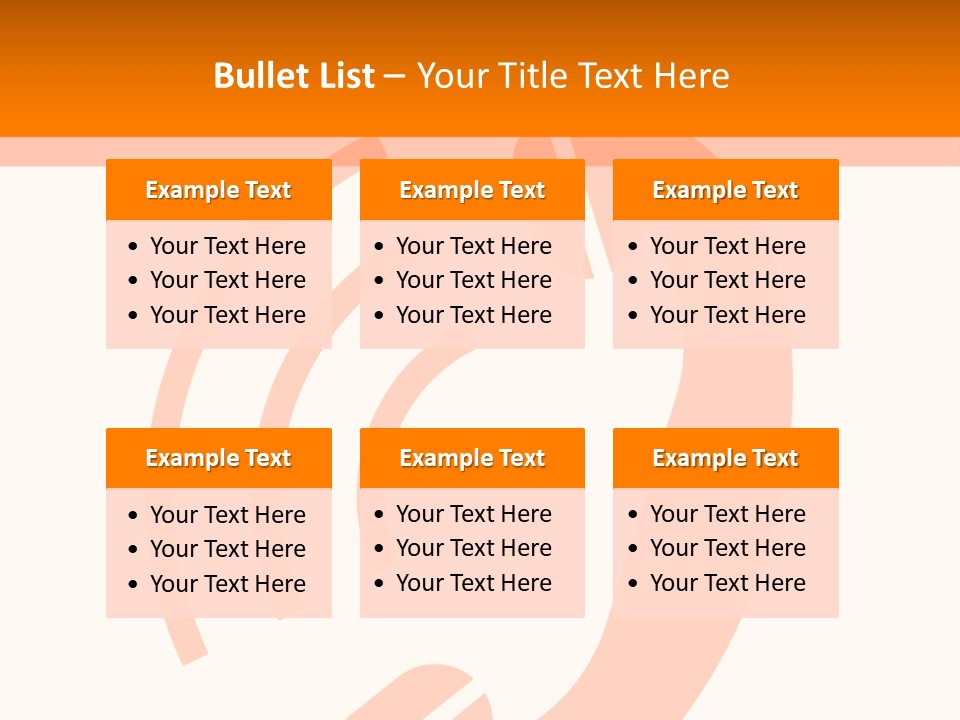 An Orange Phone On A White And Orange Background PowerPoint Template