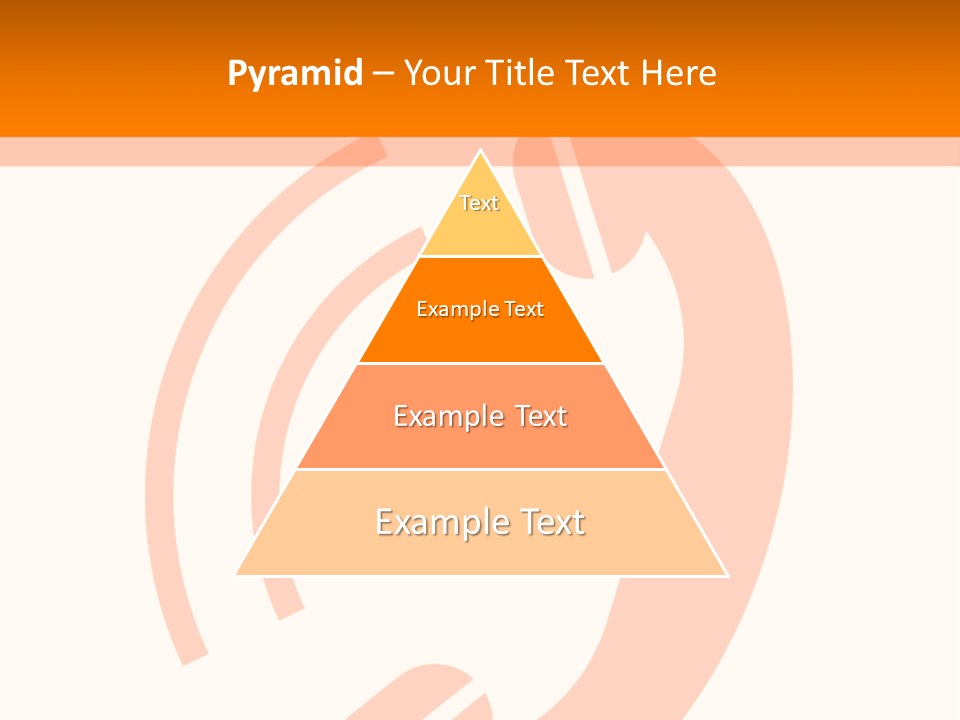 An Orange Phone On A White And Orange Background PowerPoint Template