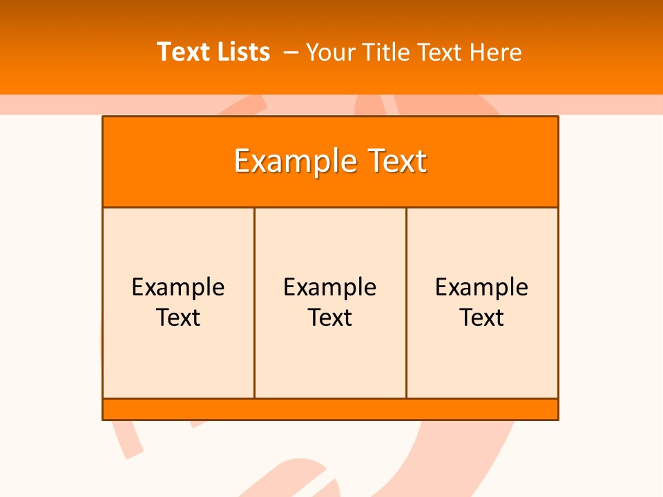 An Orange Phone On A White And Orange Background PowerPoint Template