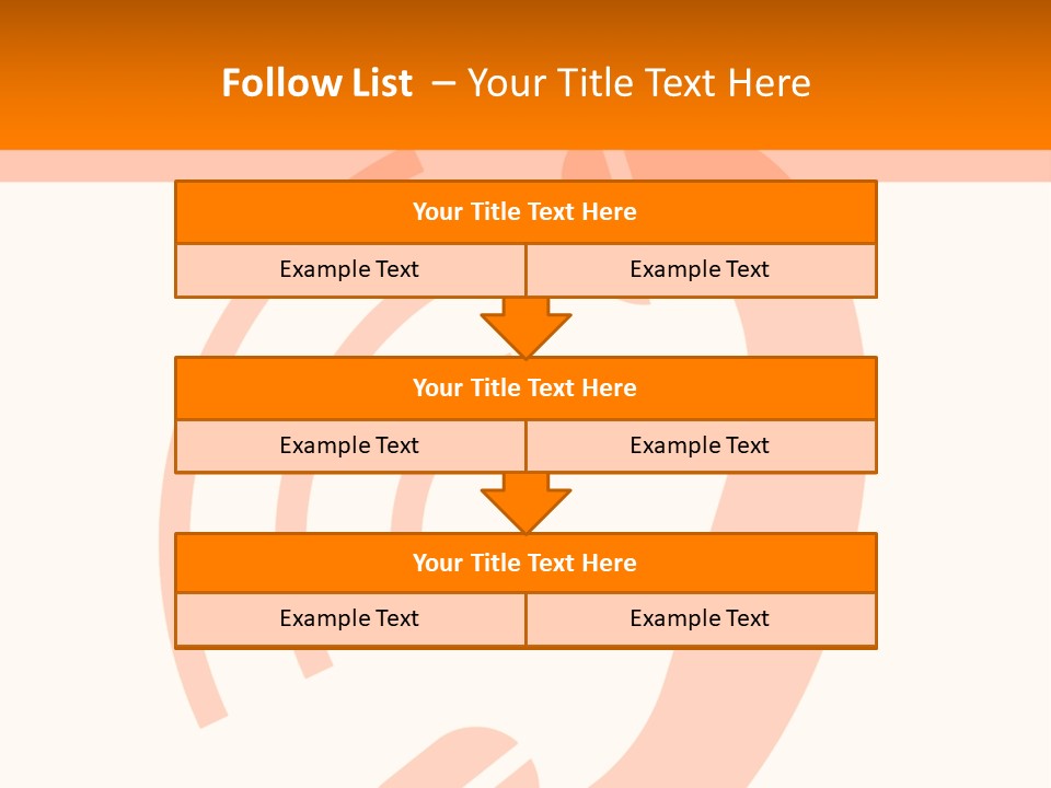 An Orange Phone On A White And Orange Background PowerPoint Template