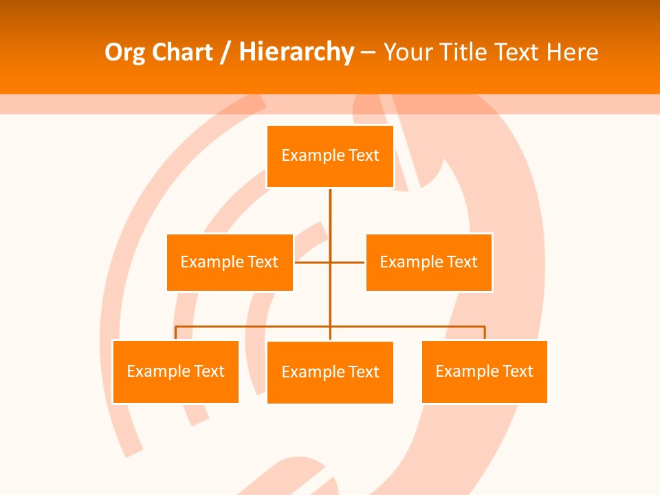 An Orange Phone On A White And Orange Background PowerPoint Template