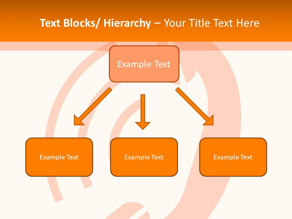 An Orange Phone On A White And Orange Background PowerPoint Template