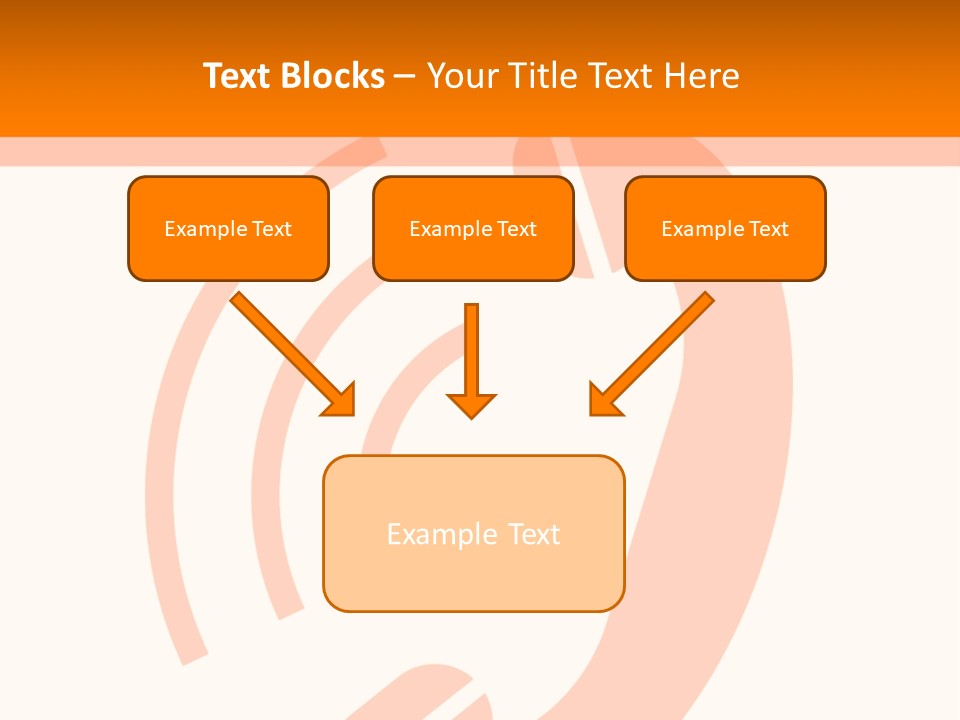 An Orange Phone On A White And Orange Background PowerPoint Template