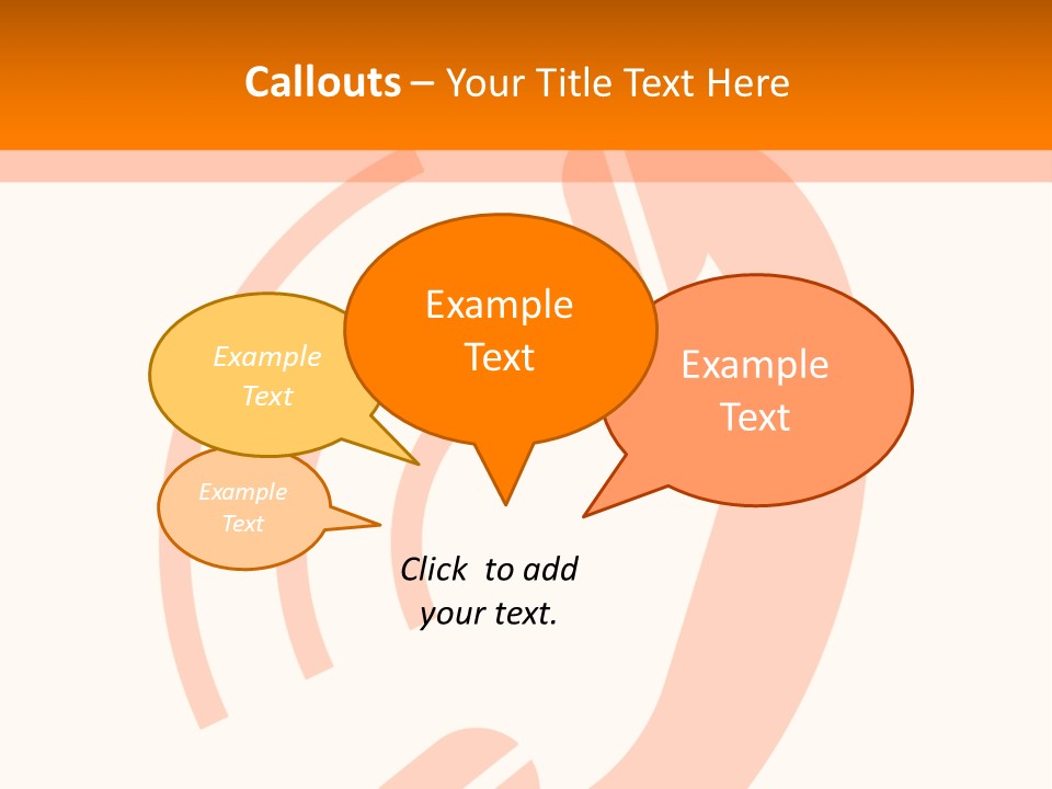 An Orange Phone On A White And Orange Background PowerPoint Template