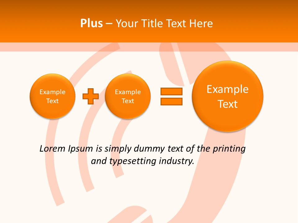An Orange Phone On A White And Orange Background PowerPoint Template