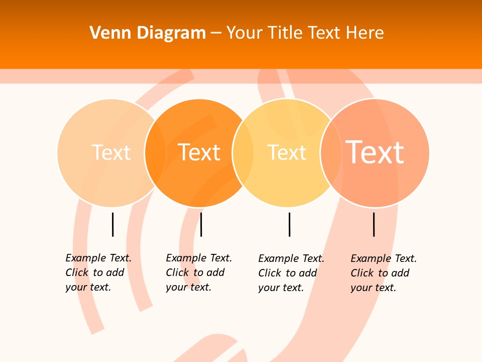 An Orange Phone On A White And Orange Background PowerPoint Template