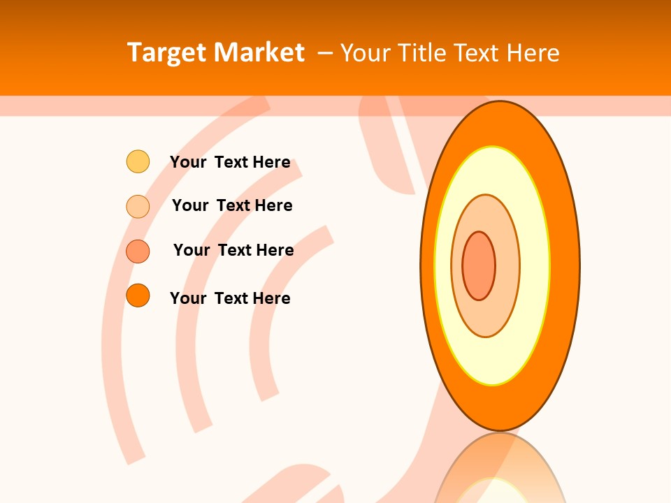 An Orange Phone On A White And Orange Background PowerPoint Template