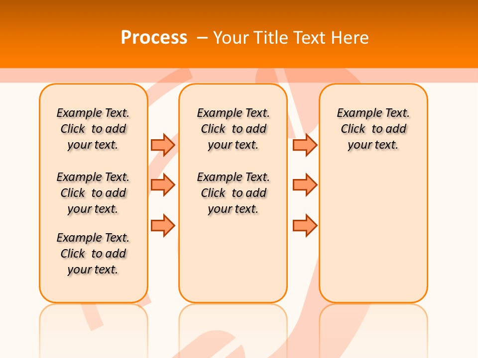 An Orange Phone On A White And Orange Background PowerPoint Template