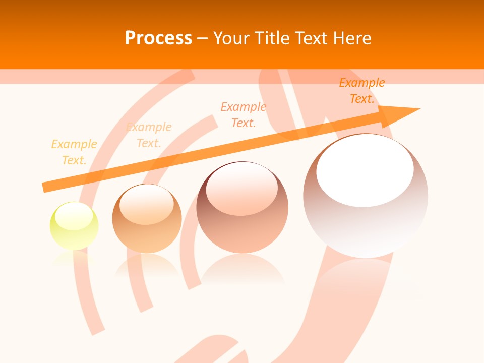 An Orange Phone On A White And Orange Background PowerPoint Template