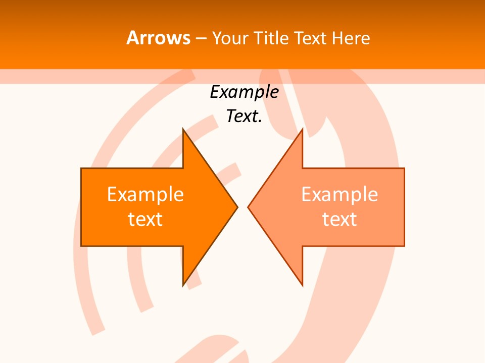 An Orange Phone On A White And Orange Background PowerPoint Template