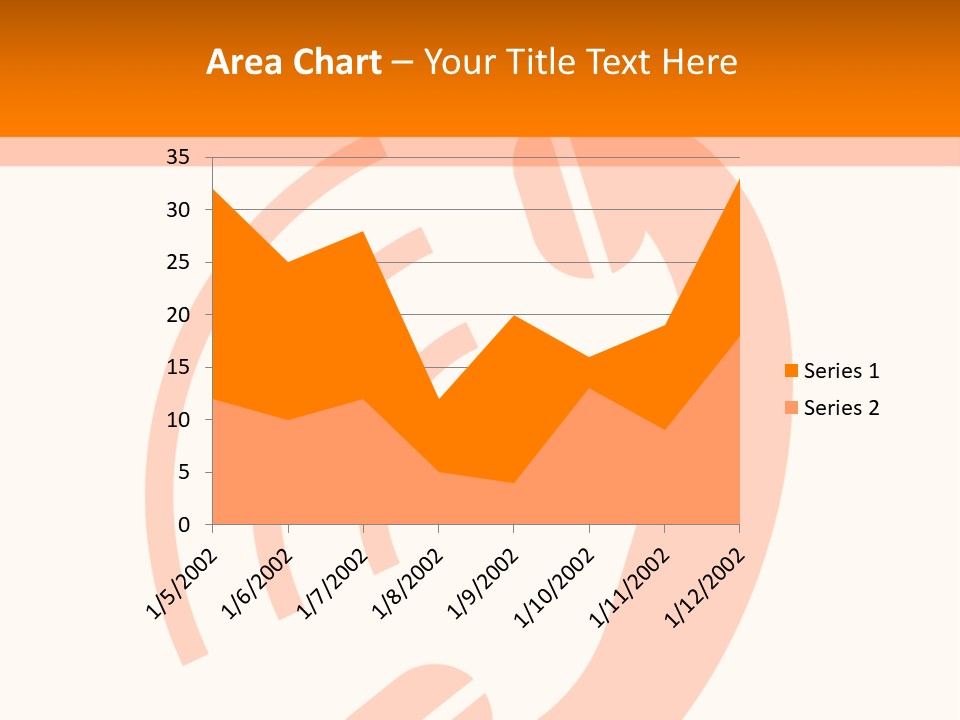 An Orange Phone On A White And Orange Background PowerPoint Template